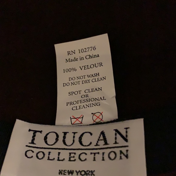 NWOT brown velour hat - Picture 4 of 6